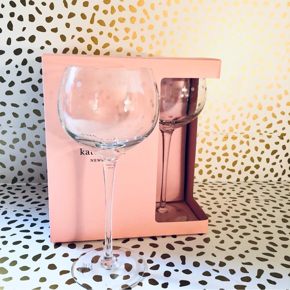 kate spade Dining Kate Spade Larabee Dot Ballon Set Of 4 Poshmark